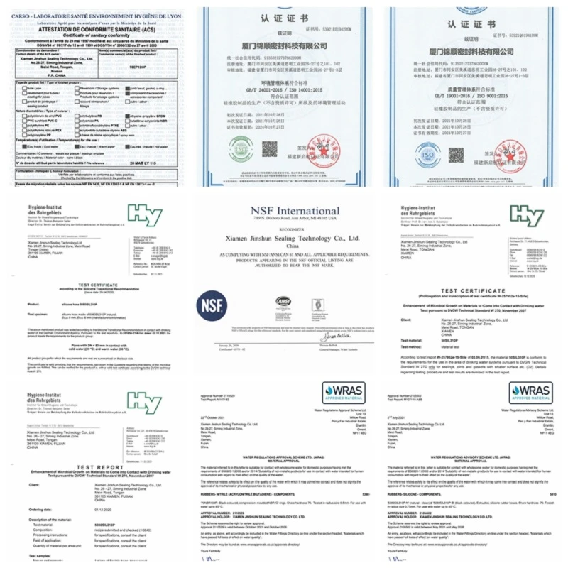 certificate of colored silicone o rings certificate of colored silicone o rings